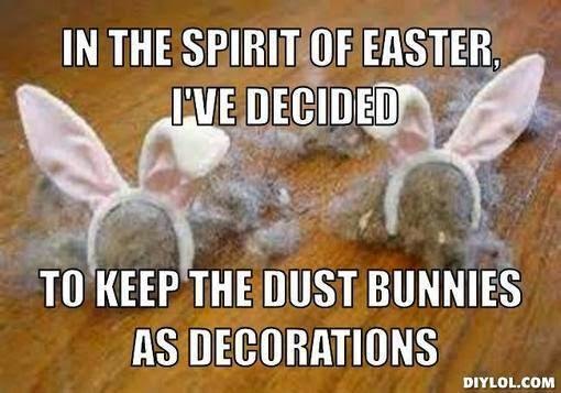 Easter Dust Bunnies